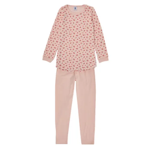 Petit Bateau  CAGETTE  girls's Sleepsuits in Pink