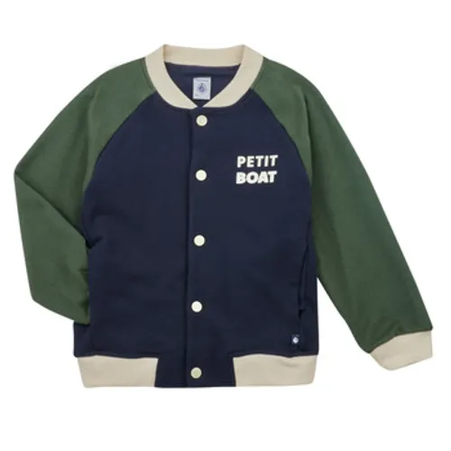 Petit Bateau  LIVRE  boys's Children's jacket in Marine