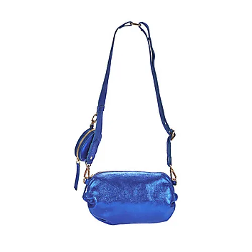 Petite Mendigote  BANANA  women's Shoulder Bag in Blue