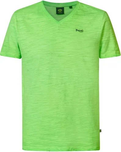 Petrol T-Shirt Bellows Melange Bright Green