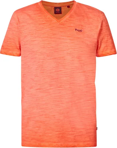 Petrol T-Shirt Bellows Melange Bright Orange