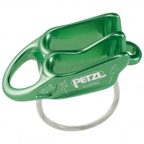 Petzl - Reverso - Belay device green