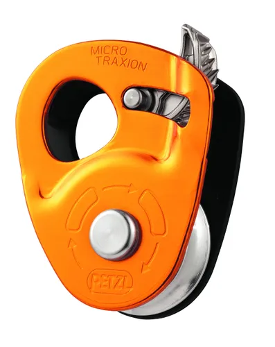 Petzl Unisex_Adult Seilrollen Micro Traxion Cable Pulley