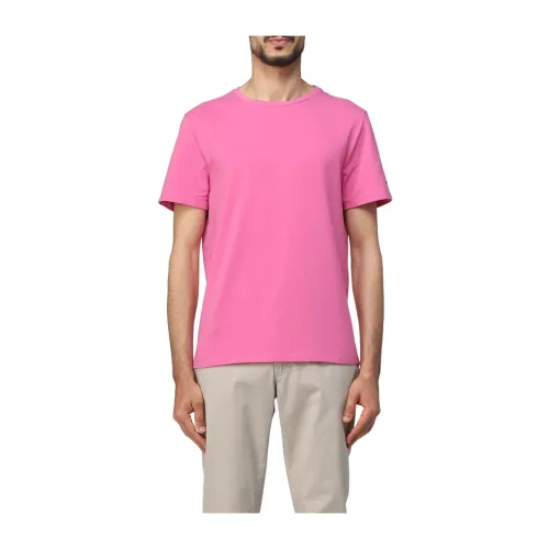 Peuterey , Basic Cotton T-Shirt ,Pink male, Sizes: