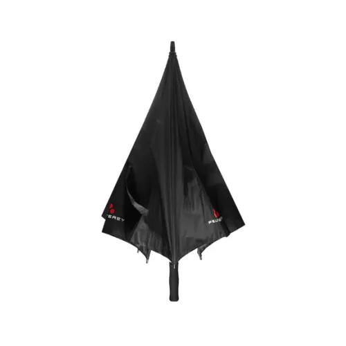 Peuterey , Black Logo Umbrella ,Black unisex, Sizes: ONE SIZE