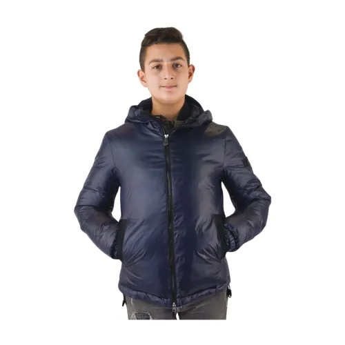 Peuterey , CY KID Down Jacket ,Blue male, Sizes: