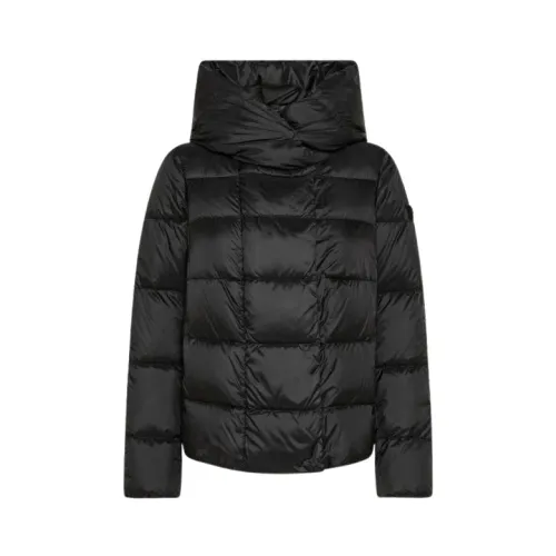 Peuterey , Down Jacket In Ultra-Lightweight Fabric ,Black female, Sizes: