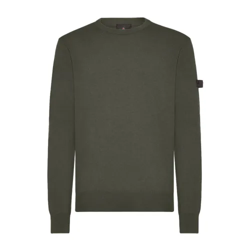 Peuterey , Exmoor MIL Men Military Green Sweater ,Green male, Sizes: