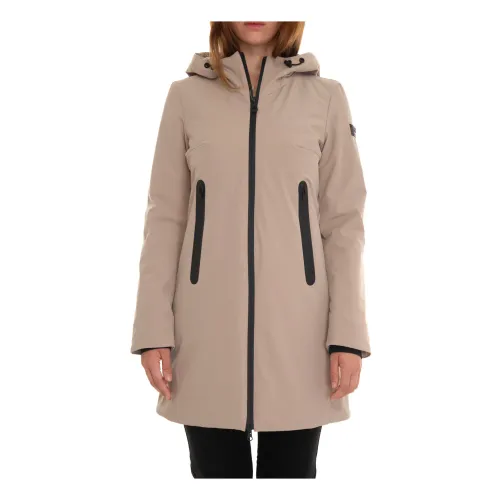 Peuterey , High-Tech Teliata Coat ,Beige female, Sizes:
