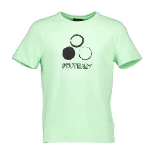 Peuterey , Light Green T-Shirt ,Green male, Sizes: