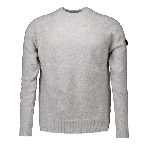 Peuterey , Light Grey Itokawa Sweaters ,Gray male, Sizes: