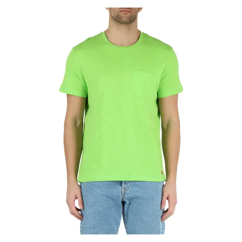 Peuterey , Manderly FIM 01 Cotton T-Shirt ,Green male, Sizes: