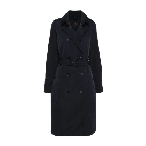 Peuterey , Midnight Blue Water-Repellent Coat ,Blue female, Sizes: