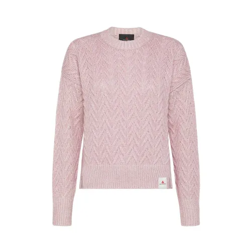 Peuterey , Pink Alpaca Cotton Sweater ,Pink female, Sizes: