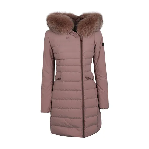 Peuterey , Seriola Hooded Parka in Pink ,Pink female, Sizes: