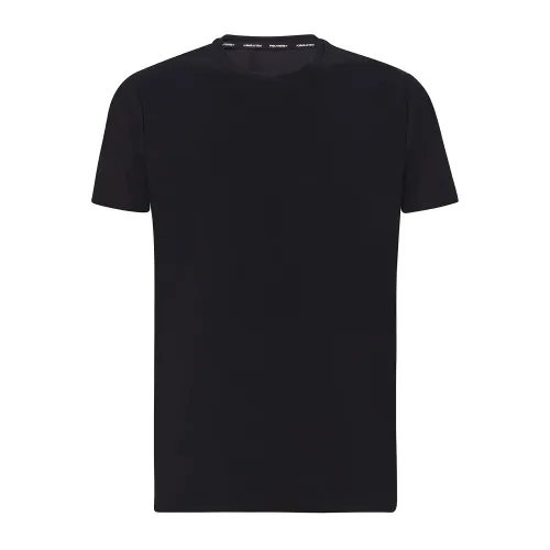 Peuterey , Stretch Nylon T-Shirt ,Black male, Sizes: