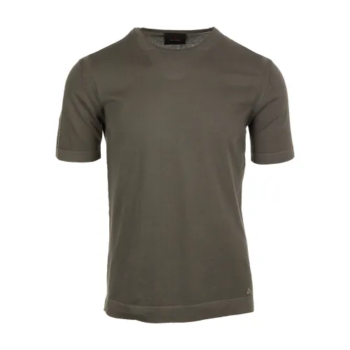 Peuterey , Stylish T-shirts Collection ,Gray male, Sizes: