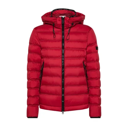 Peuterey , Ultra-lightweight Shiny Down Jacket ,Red male, Sizes: