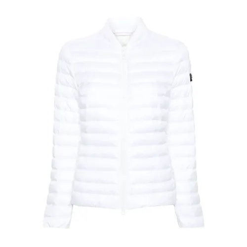 Peuterey , White Lightweight Waterproof Quilted Coat ,White female, Sizes: