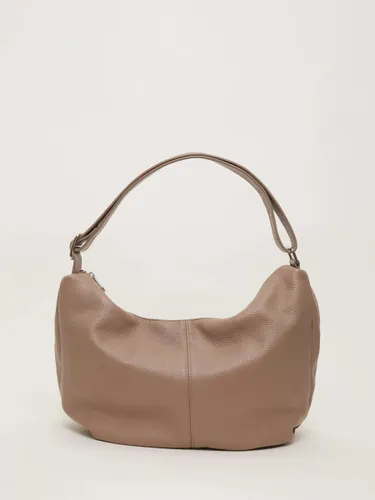 Phase Eight Leather Shopper Bag, Putty White - Putty White - Female