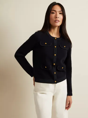 Phase Eight Libby Knitted Jacket, Navy - Navy - Female