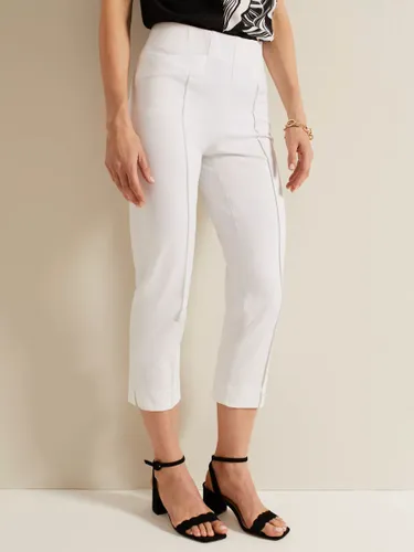 Phase Eight Miah Stretch Capri Trousers - White - Female