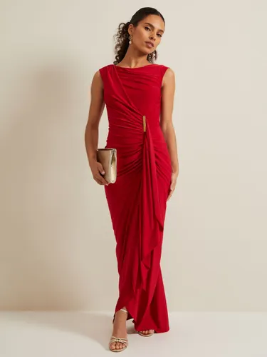 Phase Eight Petite Donna Maxi Dress, Red - Red - Female