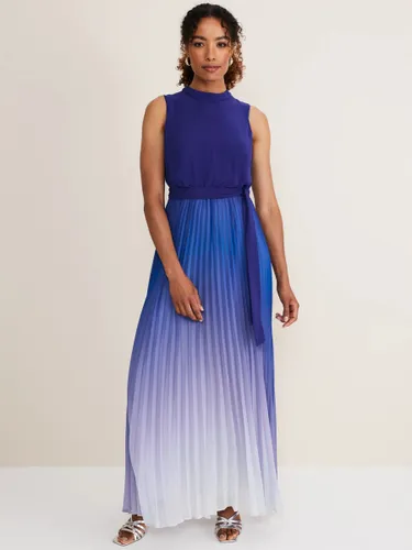 Phase Eight Piper Ombre Maxi Dress, Blue - Blue - Female