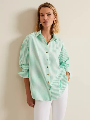 Phase Eight Stripe Shirt - Green/Ivory - Female