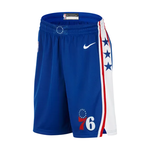 Philadelphia 76ers Icon Edition Men's Nike Dri-FIT NBA Swingman Shorts - Blue - Polyester