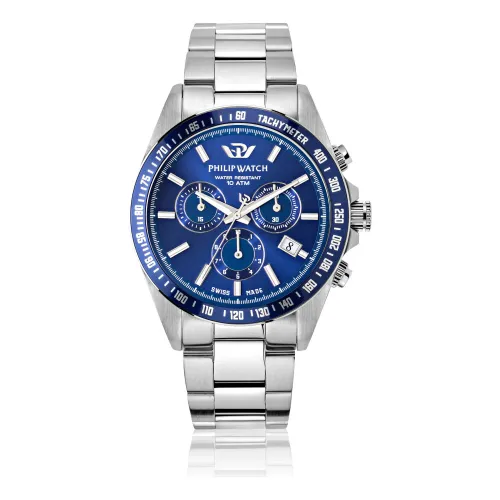 Philip Watch , Watches ,Blue male, Sizes: ONE SIZE