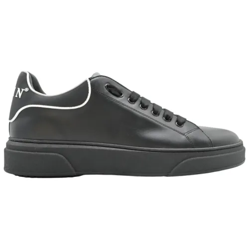 Philipp Plein , Black and White Sneakers ,Black male, Sizes: