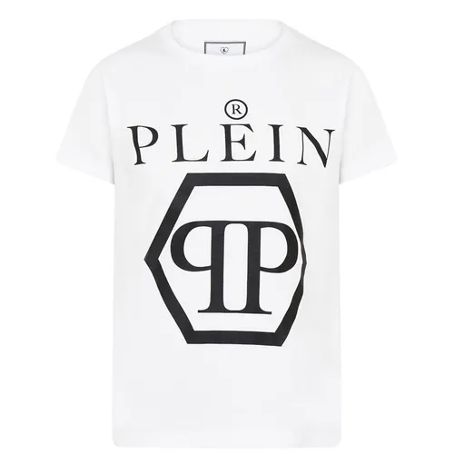 PHILIPP PLEIN Boys Printed Logo T-Shirt - White