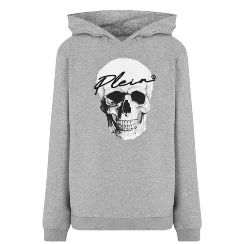 Philipp Plein Boys Skull Hoodie - Grey