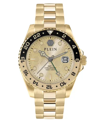 Philipp Plein Gmt-i Challenger Mens Gold Watch PWYBA0423 Stainless Steel (archived) - One Size