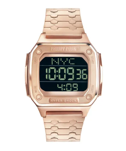 Philipp Plein Hyper $hock Unisex's Rose Gold Watch PWHAA0721 Stainless Steel - One Size