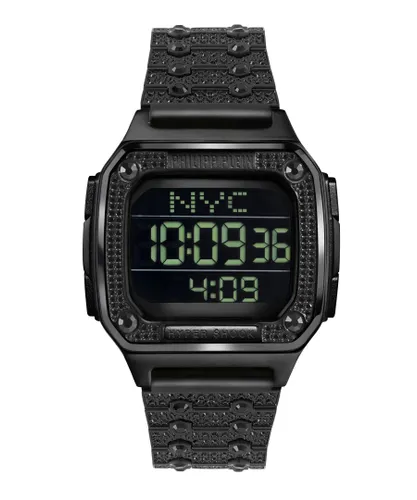 Philipp Plein Hyper $hock WoMens Black Watch PWHAA1421 Stainless Steel - One Size