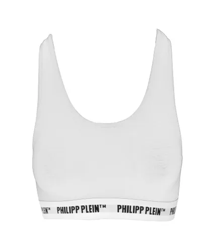 Philipp Plein Mens White Underwear Sports Bra Two Pack Cotton