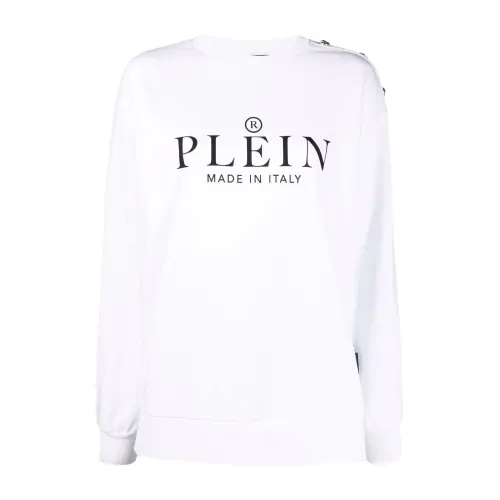 Philipp Plein , Oversize Sweatshirt ,White female, Sizes:
