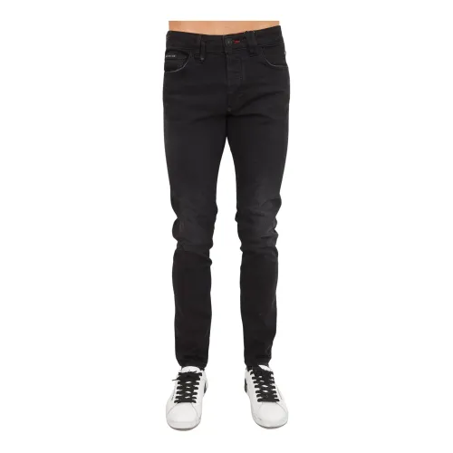 Philipp Plein , Slim-fit Jeans ,Black male, Sizes: