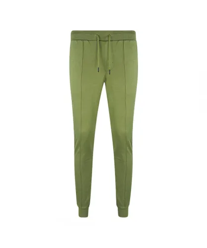 Philipp Plein Sport Mens Lined Logo Green Sweatpants Cotton