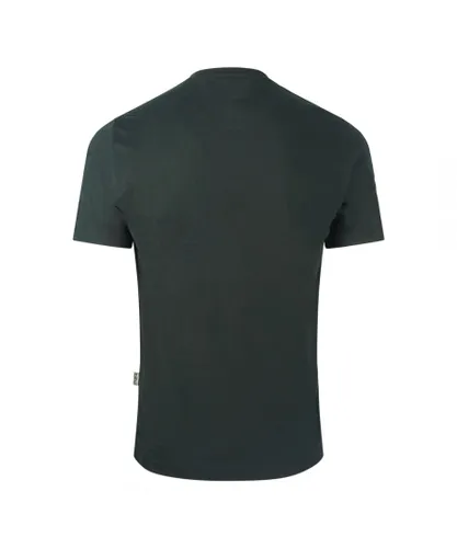 Philipp Plein Sport Mens Plaque Logo Black T-Shirt Cotton