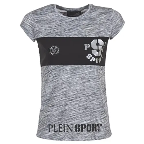 Philipp Plein Sport  THINK WHAT U WANT  women's T shirt in Grey