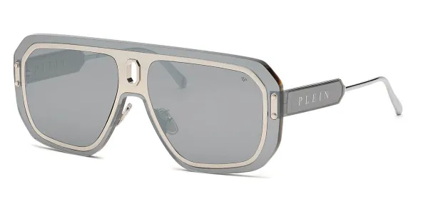 Philipp Plein SPP050 579X Men's Sunglasses Silver Size 99