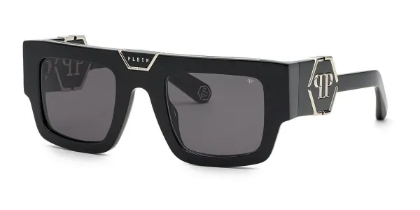 Philipp Plein SPP092M 700Y Men's Sunglasses Black Size 50