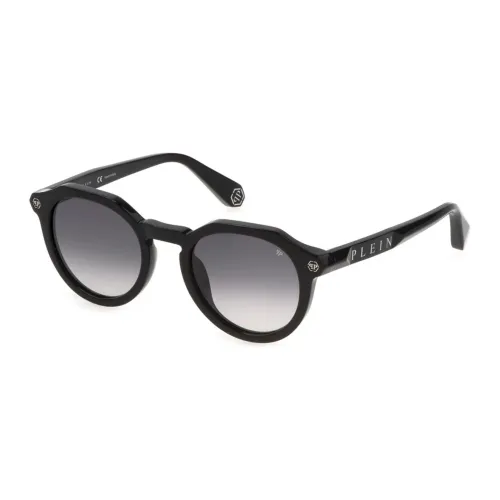 Philipp Plein , Sunglasses Globetrott Spp002M ,Black unisex, Sizes: