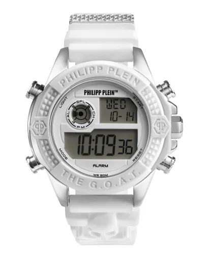 Philipp Plein The G.o.a.t. Unisex's White Watch PWFAA0121 Silicone - One Size