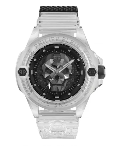 Philipp Plein The $kull Synthetic Mens Transparent Watch PWWAA0423 Silicone - One Size