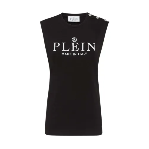 Philipp Plein , Women39 Clothing Topwear Black Ss23 ,Black female, Sizes: