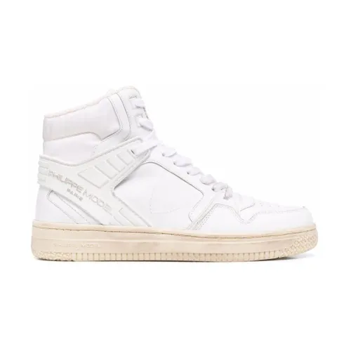 Philippe Model , Basketball Style Sneakers ,White female, Sizes: